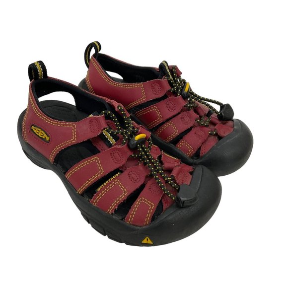 Keen Other - Keen Newport H2 Size 12 Unisex Kids Red Waterproof Outdoor Hiking Sports Sandals
